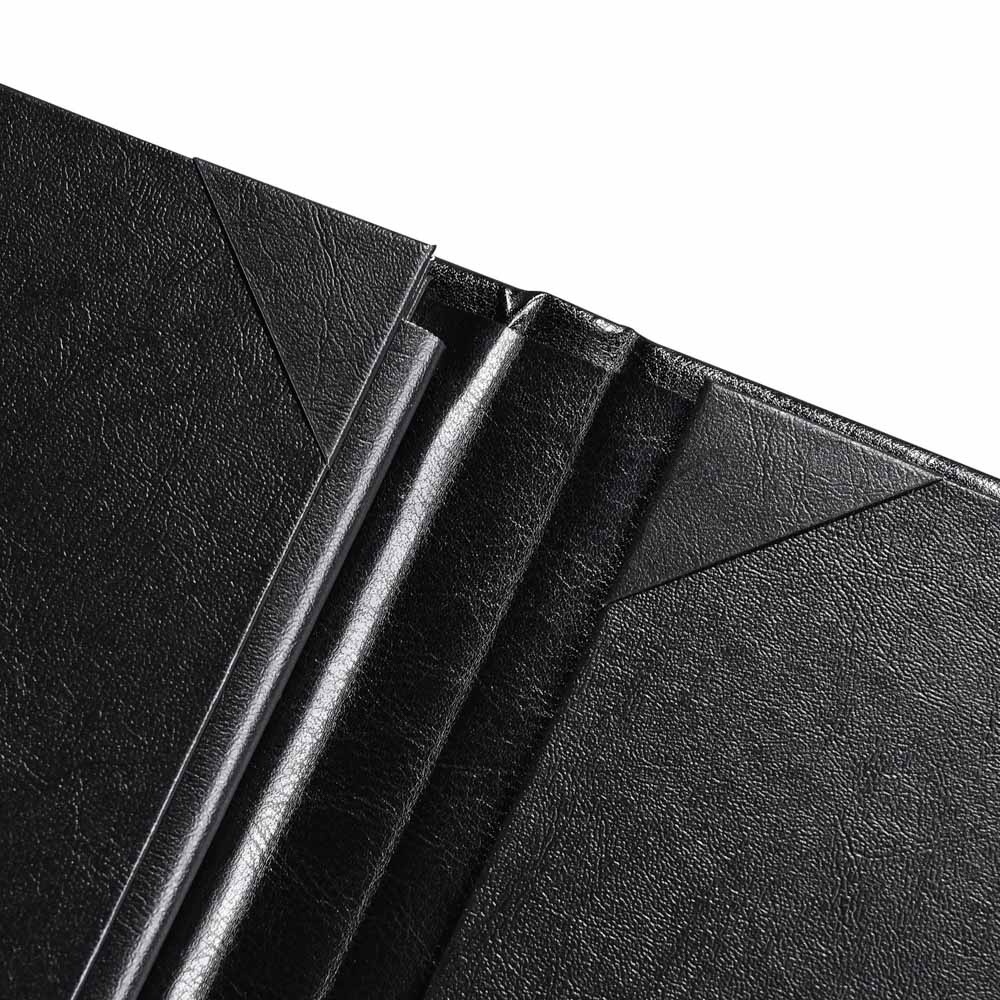 Yescom 4.25x11 PU Leather Menu Covers Set(5) 2-View Image