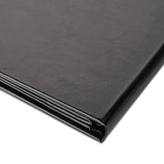 Yescom 8.5x11 PU Leather Menu Covers Set(10) 4-View Black Image