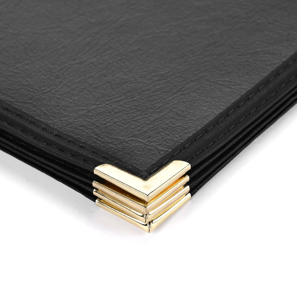 Yescom 8.5x11 PU Leather Menu Covers Set(10) 4-Page 6-View Image