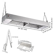 Yescom Food Warmer Overhead Heater 24 in. 900W Image