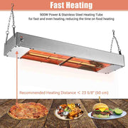 Yescom Food Warmer Overhead Heater 24 in. 900W Image