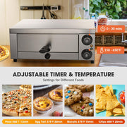 Yescom 12 inch Countertop Pizza Oven with Timer Image