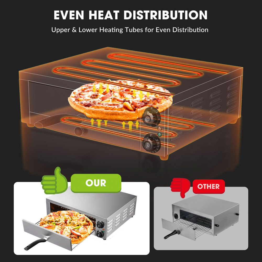 Yescom 16 inch Countertop Pizza Oven with Timer Image