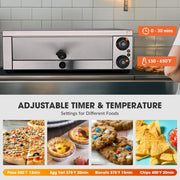 Yescom 16 inch Countertop Pizza Oven with Timer Image