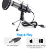 Yescom Condenser USB Microphone & Tripod Stand Kit Chatting Recording