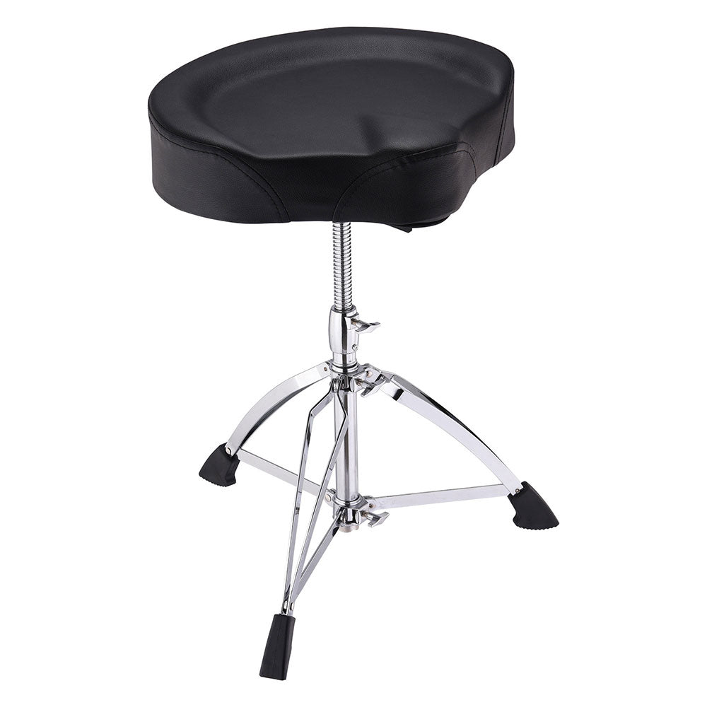 Yescom Large Saddle Drum Throne Adjustable Folding Drummer Stool Image