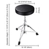 Yescom Drum Throne Adjustable Folding Swivel Padded Seat Stool