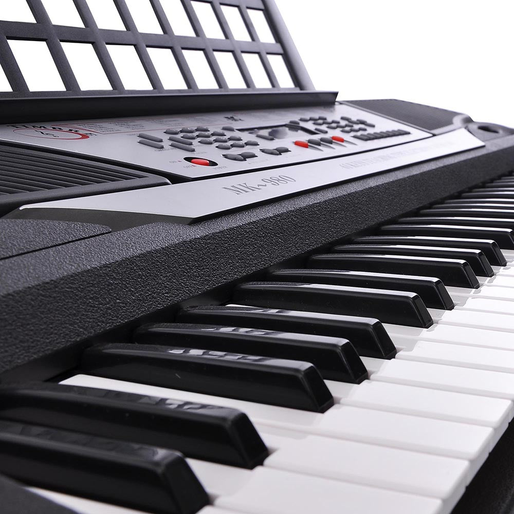 Yescom Musical Electronic Keyboard 61 Keys Instrument Black Image