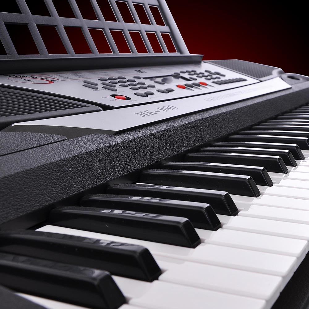 Yescom Musical Electronic Keyboard 61 Keys Instrument Black Image