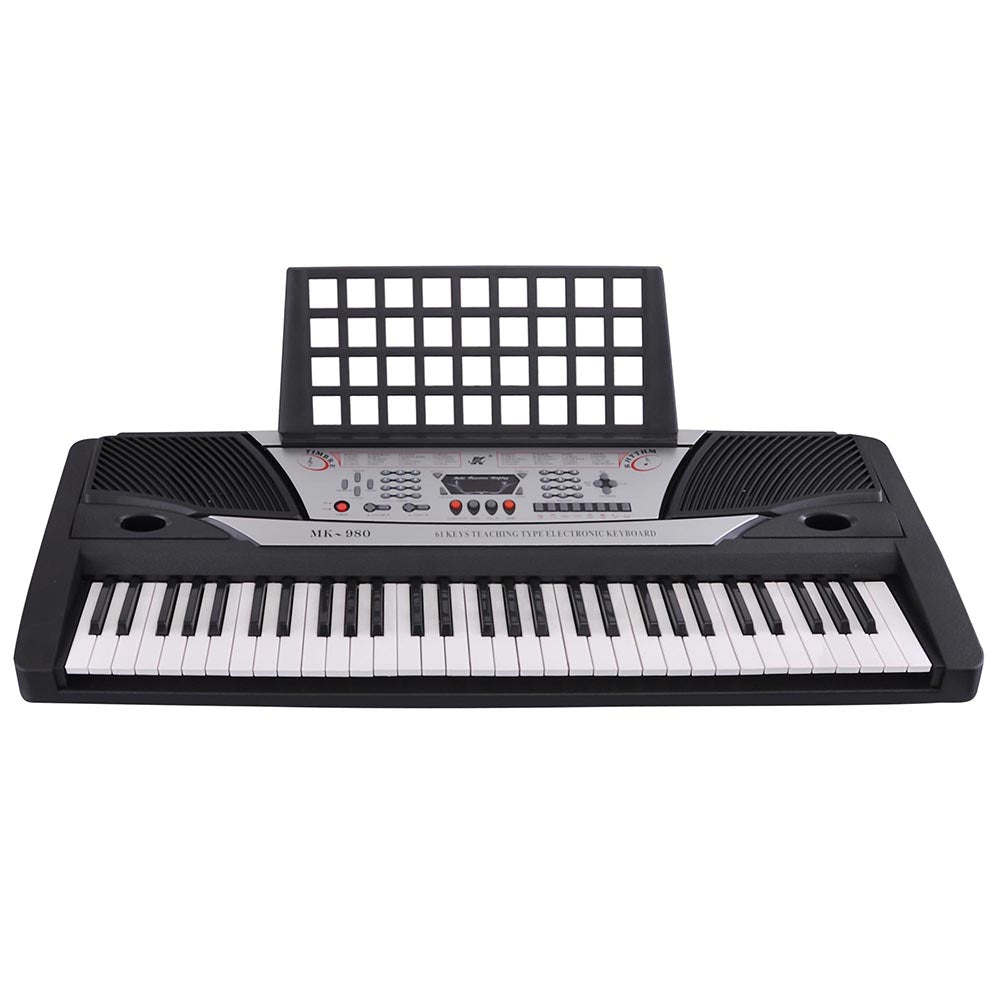 Yescom Musical Electronic Keyboard 61 Keys Instrument Black Image