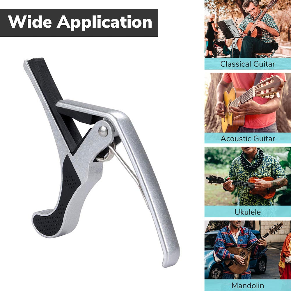 Yescom Trigger Guitar Capo for Electric Acoustic guitars Color Opt Image