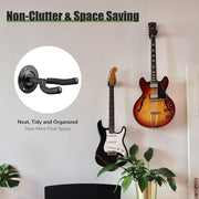 Yescom 8X Wall Guitar Hanger Rack Holder Hook Set Instrument Display Image