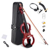 Yescom 4/4 Full Size Electric Violin Bow Headphone Case Set