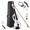 Yescom 4/4 Full Size Electric Violin Bow Headphone Case Set