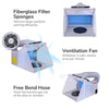 Yescom Portable Airbrush Hobby Spray Booth w/ LED Light & Fan Filter