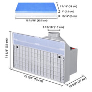 Yescom Portable Airbrush Hobby Spray Booth w/ Filter Fan Hose Image