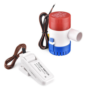 Yescom Marine Boat Electric Bilge Pump 1100Gph 12 Volt