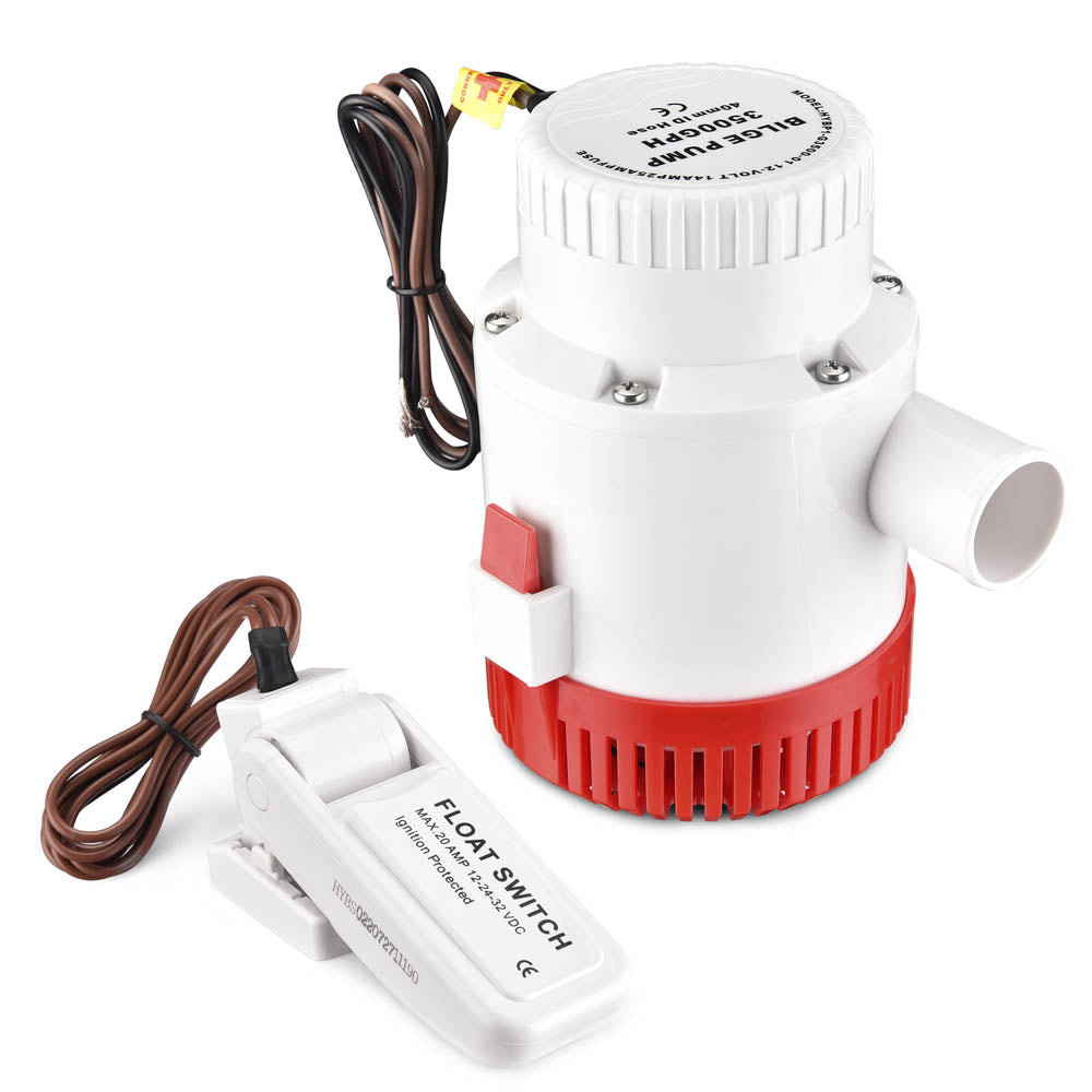 Yescom Marine Boat Electric Bilge Pump 3500Gph 12 Volt Image