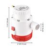 Yescom Marine Boat Electric Bilge Pump 3500Gph 12 Volt