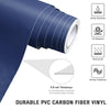 Yescom Carbon Vinyl Wrap Roll 5' x 98' Auto Car 3D Sticker Blue