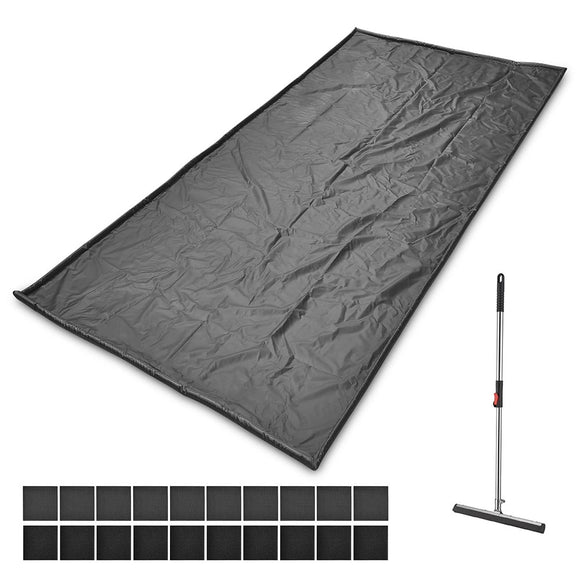 Yescom Garage Floor Containment Mat for Snow 7.8x16ft Image