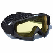 Yescom Dirt Bike Goggles Bendable Motocross ATV Riding Glasses, Yellow Image