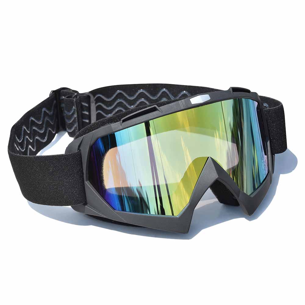 Yescom Dirt Bike Goggles Bendable Motocross ATV Riding Glasses, Colorful Image