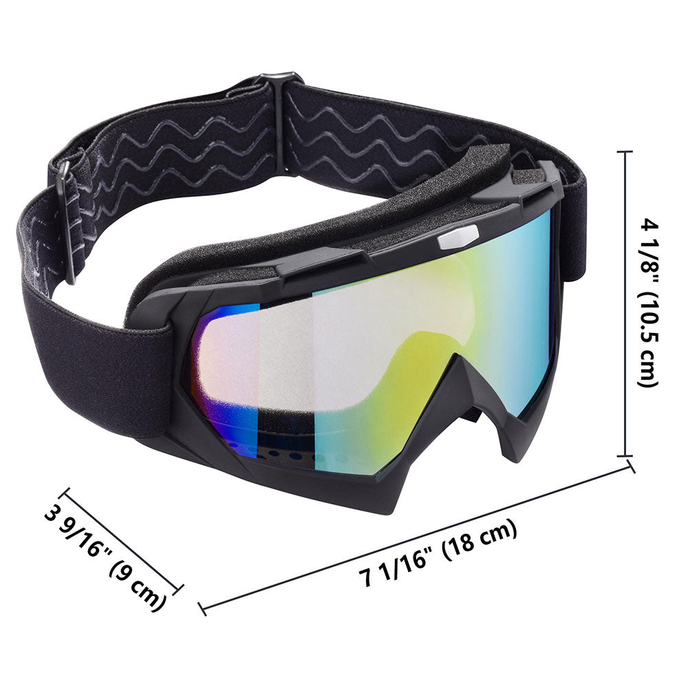 Yescom Dirt Bike Goggles Bendable Motocross ATV Riding Glasses Image