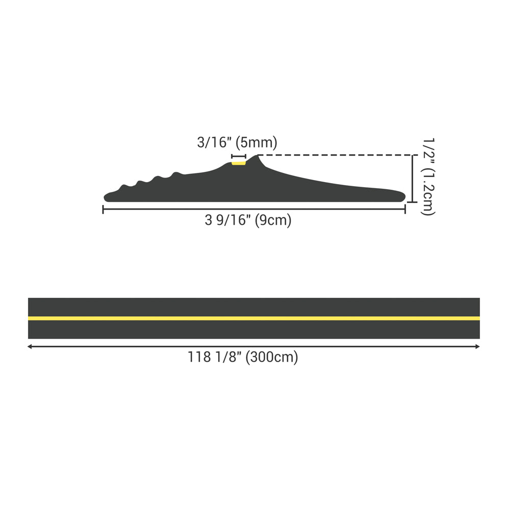 Yescom Garage Door Weather Seal Floor Threshold Strip, 10 ft Image