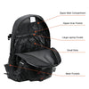 AHR Motorcycle Backpack with Large Capacity Helmet Baseball Storage