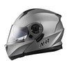 AHR RUN-M3 Modular Helmet Flip Up DOT 2-Visors Gray