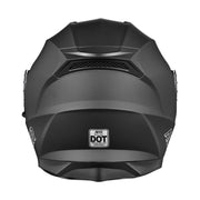 Yescom RUN-M3 Modular Helmet Flip Up DOT 2-Visors Matte Black, XXL(63-64cm) Image