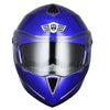 AHR Modular Helmet Flip Up Full Face Dual Visors DOT Blue