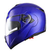 AHR Modular Helmet Flip Up Full Face Dual Visors DOT Blue