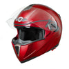 AHR Modular Helmet Flip Up Full Face Dual Visors DOT Red