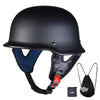 AHR RUN-G Half Helmet Motorcycle Chopper Helmet German Style DOT