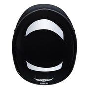 Yescom RUN-C Half Helmet Glossy Black Chopper Motorcycle Helmet DOT Image