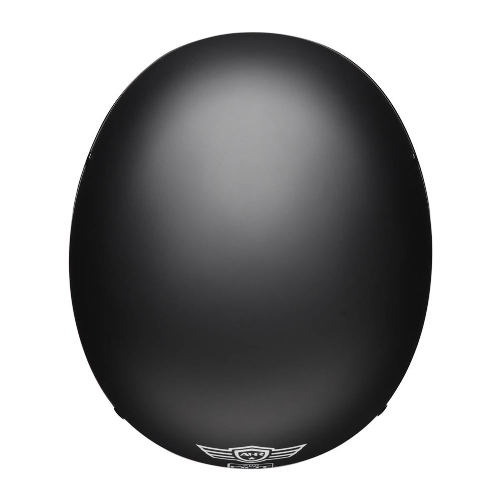 Yescom RUN-C Half Helmet Matt Black Chopper Motorcycle Helmet DOT Image