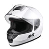 AHR RUN-F3 DOT Motorcycle Helmet Full White