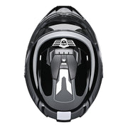 Yescom RUN-F3 DOT Motorcycle Helmet Full Black Gray, XL(61-62cm) Image