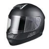 AHR RUN-F3 DOT Motorcycle Helmet Full Matt Black