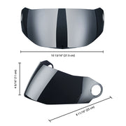 Yescom RUN-F Motorcycle Helmet Visor Replacement Image