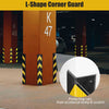 Yescom 2pcs Rubber Corner Guards for Walls Reflective 31"