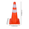 Yescom 4pcs 28-In Road Traffic Safety Cones Reflective Collar