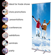 Yescom 10pcs Trade Show Retractable Banner Stand 33" x 79" Wholesale Image