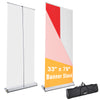 Yescom 33 x 79 in Aluminum Trade Show Retractable Banner Stand