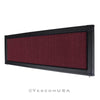 Yescom Trade Show Display Folding Board Header Burgundy