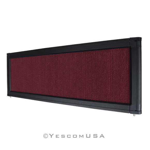 Yescom Trade Show Display Folding Board Header Burgundy Image