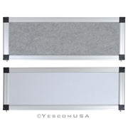 Yescom Trade Show Display Folding Board Header Gray Image