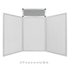 Yescom Trade Show Display Folding Board Header Gray